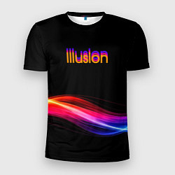 Футболка спортивная мужская Illusion, цвет: 3D-принт