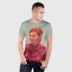 Футболка спортивная мужская Мэри Джейн Kirsten Dunst, цвет: 3D-принт — фото 2