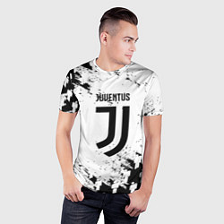 Футболка спортивная мужская Juventus люди спорт, цвет: 3D-принт — фото 2
