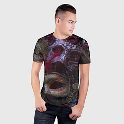 Футболка спортивная мужская Театральные маски, цвет: 3D-принт — фото 2