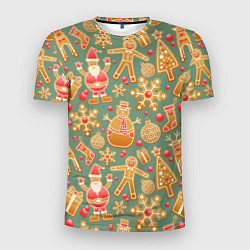 Мужская спорт-футболка Имбирные пряники