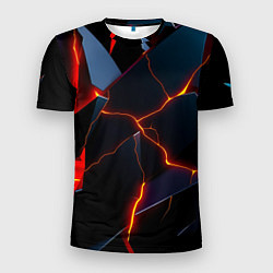 Футболка спортивная мужская Plate fracturing, цвет: 3D-принт