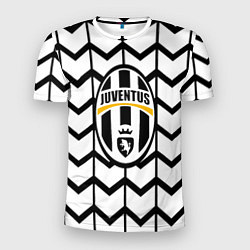 Футболка спортивная мужская Ювентус полосы линии, цвет: 3D-принт