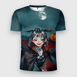 Футболка спортивная мужская Вампирша МаоМао - Монолог Фармацевта аниме Хэллоуи, цвет: 3D-принт