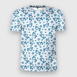 Футболка спортивная мужская Весёлые снеговики, цвет: 3D-принт