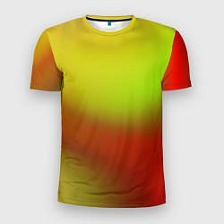 Мужская спорт-футболка Color multicolored gradient