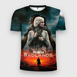 Футболка спортивная мужская Главные герои Хищник планета смерти, цвет: 3D-принт