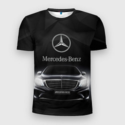 Футболка спортивная мужская Mercedes, цвет: 3D-принт