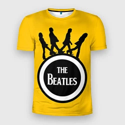 Футболка спортивная мужская The Beatles: Yellow Vinyl, цвет: 3D-принт