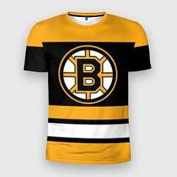 Футболка спортивная мужская Boston Bruins, цвет: 3D-принт