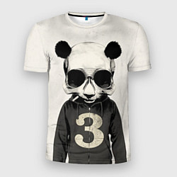 Мужская спорт-футболка Скелет панды