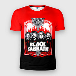 Футболка спортивная мужская Black Sabbath: Red Sun, цвет: 3D-принт