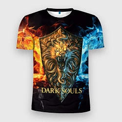 Мужская спорт-футболка Dark Souls: Lion Shield
