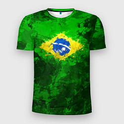 Мужская спорт-футболка Бразилия