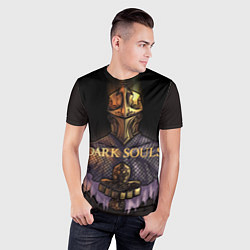 Футболка спортивная мужская Dark Souls: Knight, цвет: 3D-принт — фото 2