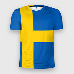 Мужская спорт-футболка Швеция