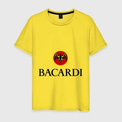 Футболка хлопковая мужская Bacardi, цвет: желтый