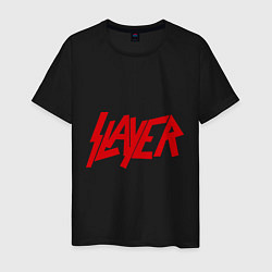 Футболка хлопковая мужская Slayer, цвет: черный