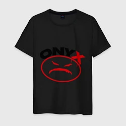 Футболка хлопковая мужская Onyx, цвет: черный