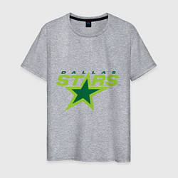 Футболка хлопковая мужская Dallas Stars, цвет: меланж