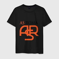 Футболка хлопковая мужская Roma ASR, цвет: черный