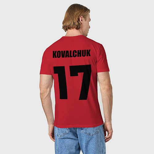 Мужская футболка New Jersey Devils: Kovalchuk 17 / Красный – фото 4