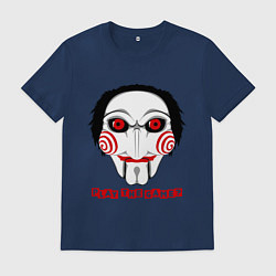 Футболка хлопковая мужская Play the game?, цвет: тёмно-синий