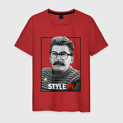 Футболка хлопковая мужская Stalin: Style in, цвет: красный