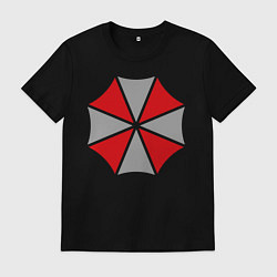 Футболка хлопковая мужская Umbrella corporation, цвет: черный