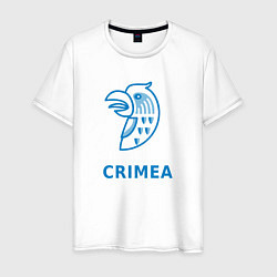 Футболка хлопковая мужская Crimea, цвет: белый