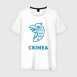 Футболка хлопковая мужская Crimea, цвет: белый