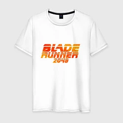 Футболка хлопковая мужская Blade Runner 2049, цвет: белый