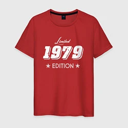Футболка хлопковая мужская Limited Edition 1979, цвет: красный