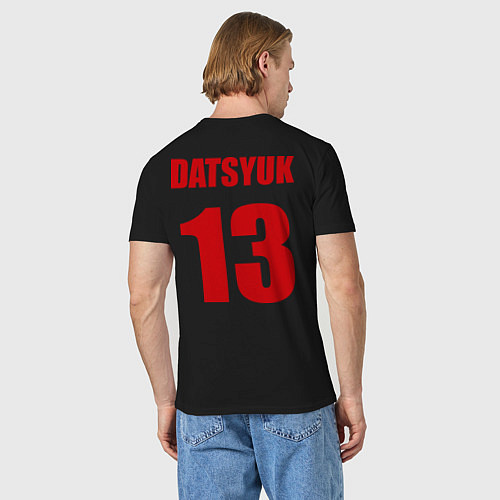 Мужская футболка Detroit Red Wings: Pavel Datsyuk / Черный – фото 4