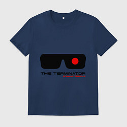 Футболка хлопковая мужская The Terminator, цвет: тёмно-синий