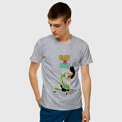 Футболка хлопковая мужская Sanjay and Craig, цвет: меланж — фото 2
