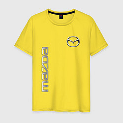 Футболка хлопковая мужская Mazda Style, цвет: желтый