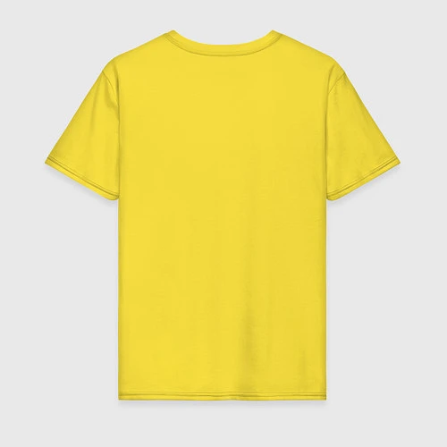 Мужская футболка Врач по человекам / Желтый – фото 2