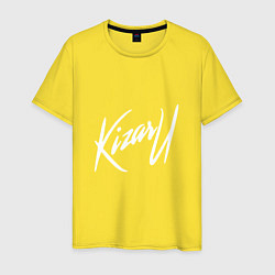 Футболка хлопковая мужская Kizaru, цвет: желтый