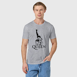 Футболка хлопковая мужская Queen: Rock You, цвет: меланж — фото 2