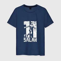 Футболка хлопковая мужская Salah 11, цвет: тёмно-синий