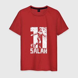 Футболка хлопковая мужская Salah 11, цвет: красный