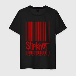 Футболка хлопковая мужская Slipknot: barcode, цвет: черный