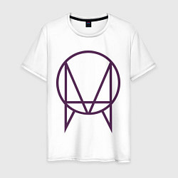 Футболка хлопковая мужская Skrillex Symbol, цвет: белый