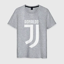 Футболка хлопковая мужская Ronaldo CR7, цвет: меланж
