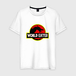 Футболка хлопковая мужская TES: World Eater, цвет: белый