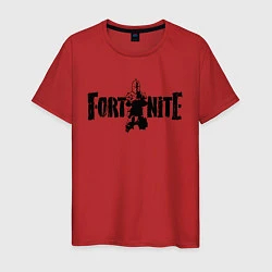 Футболка хлопковая мужская Fortnite: Dark Knight, цвет: красный
