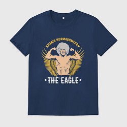 Футболка хлопковая мужская Khabib: The Eagle, цвет: тёмно-синий