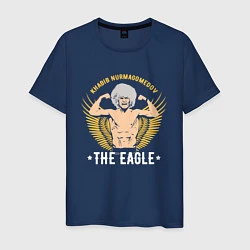 Футболка хлопковая мужская Khabib: The Eagle, цвет: тёмно-синий