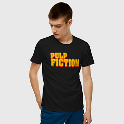 Футболка хлопковая мужская Pulp Fiction цвета черный — фото 2